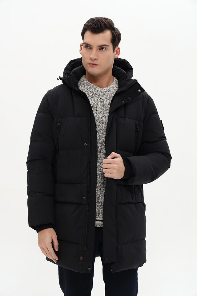 Пальто Tom Tailor чёрное стеганое