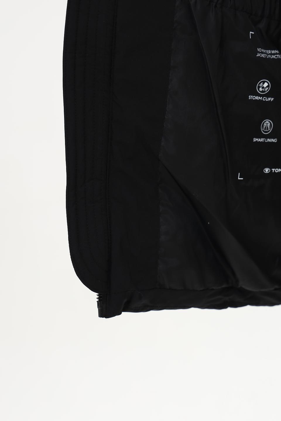 Куртка Tom Tailor чёрная стеганая