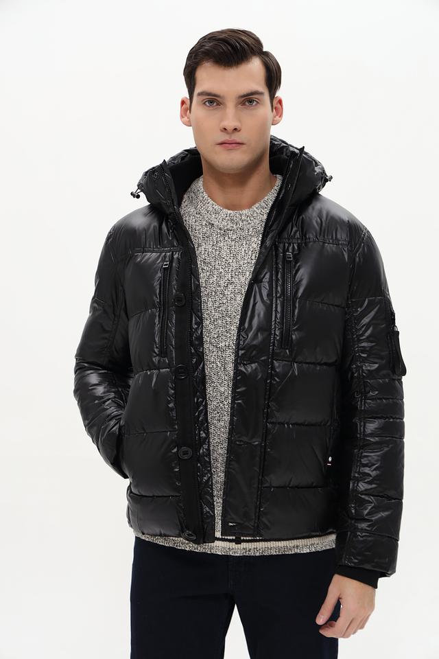 Куртка Tom Tailor стеганая чёрная