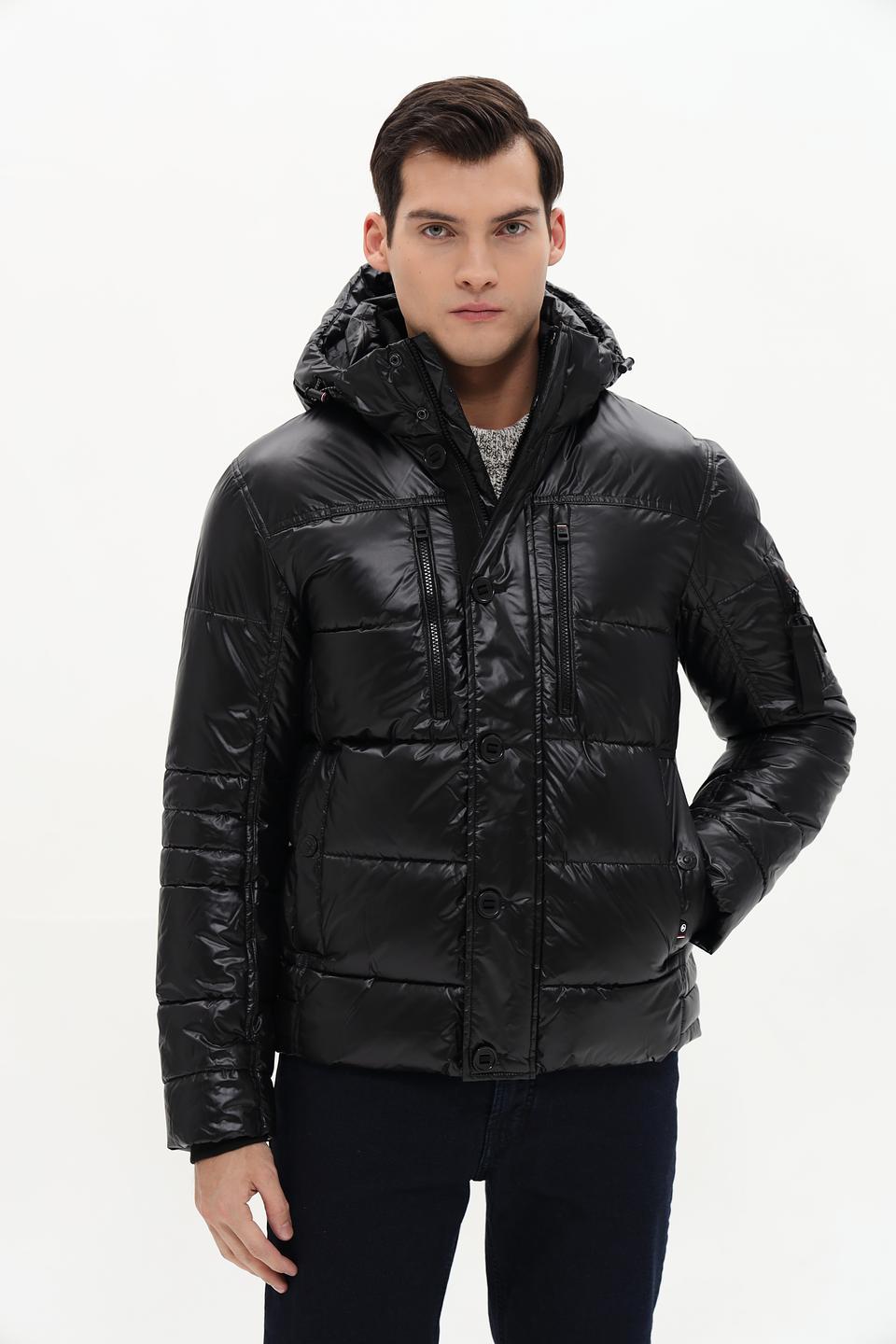 Куртка Tom Tailor стеганая чёрная