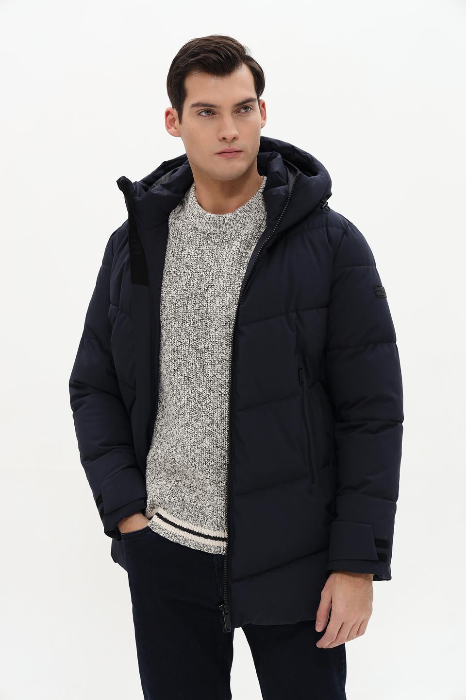 Куртка Bugatti стеганая синяя