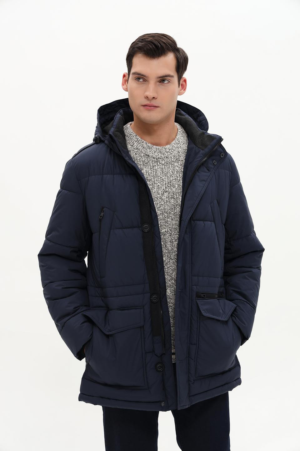 Куртка Bugatti стеганая синяя