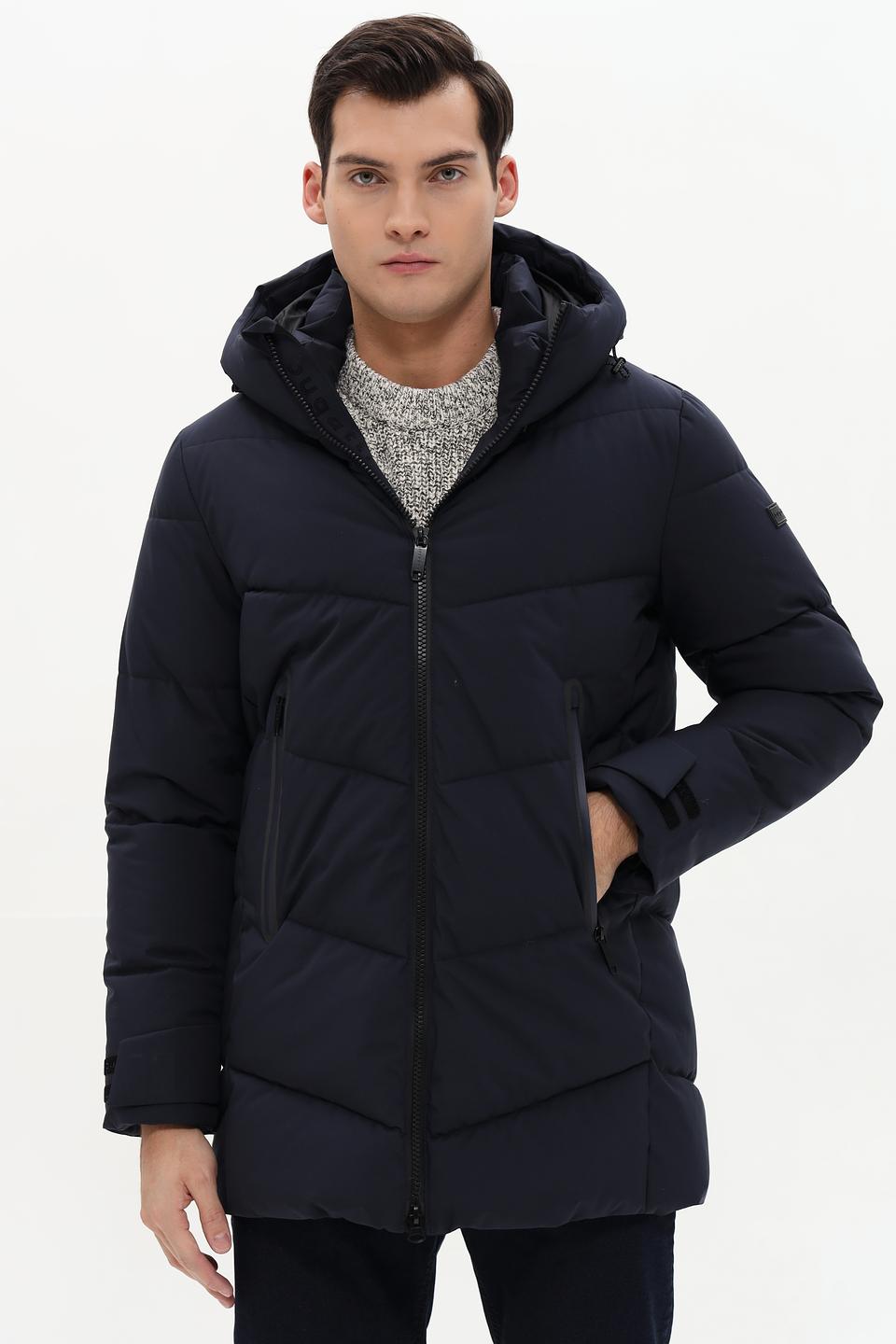 Куртка Bugatti стеганая синяя