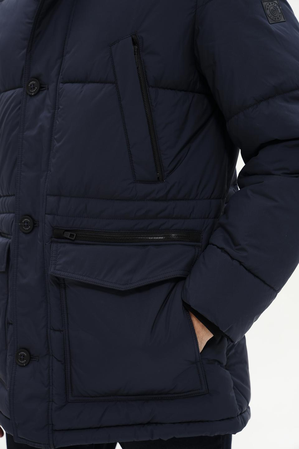 Куртка Bugatti стеганая синяя