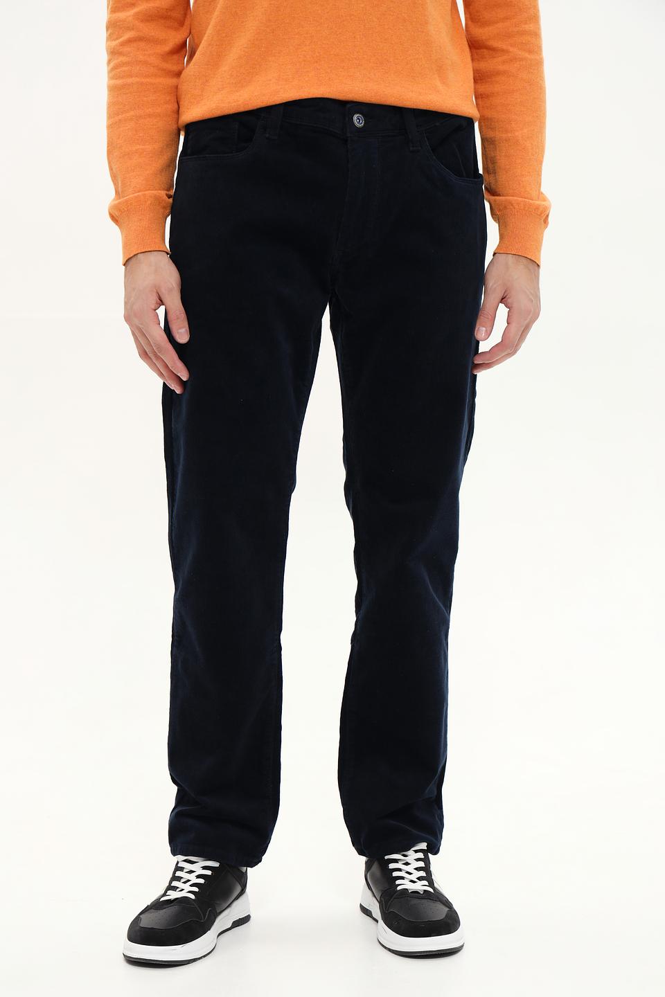 Брюки вельветовые Hattric синие