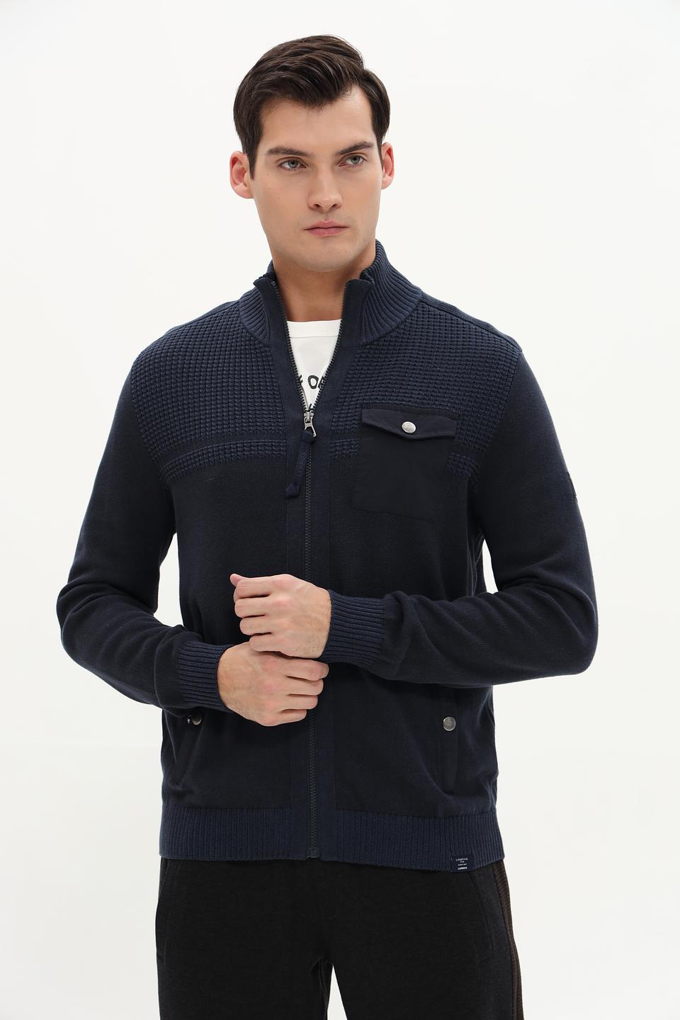 Кардиган Lerros мужской тёмно-синий