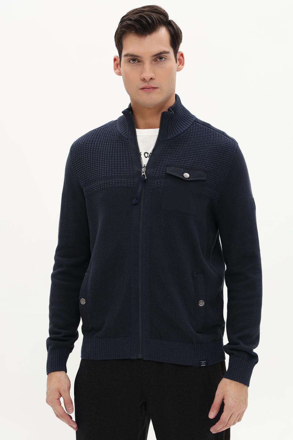 Кардиган Lerros мужской тёмно-синий