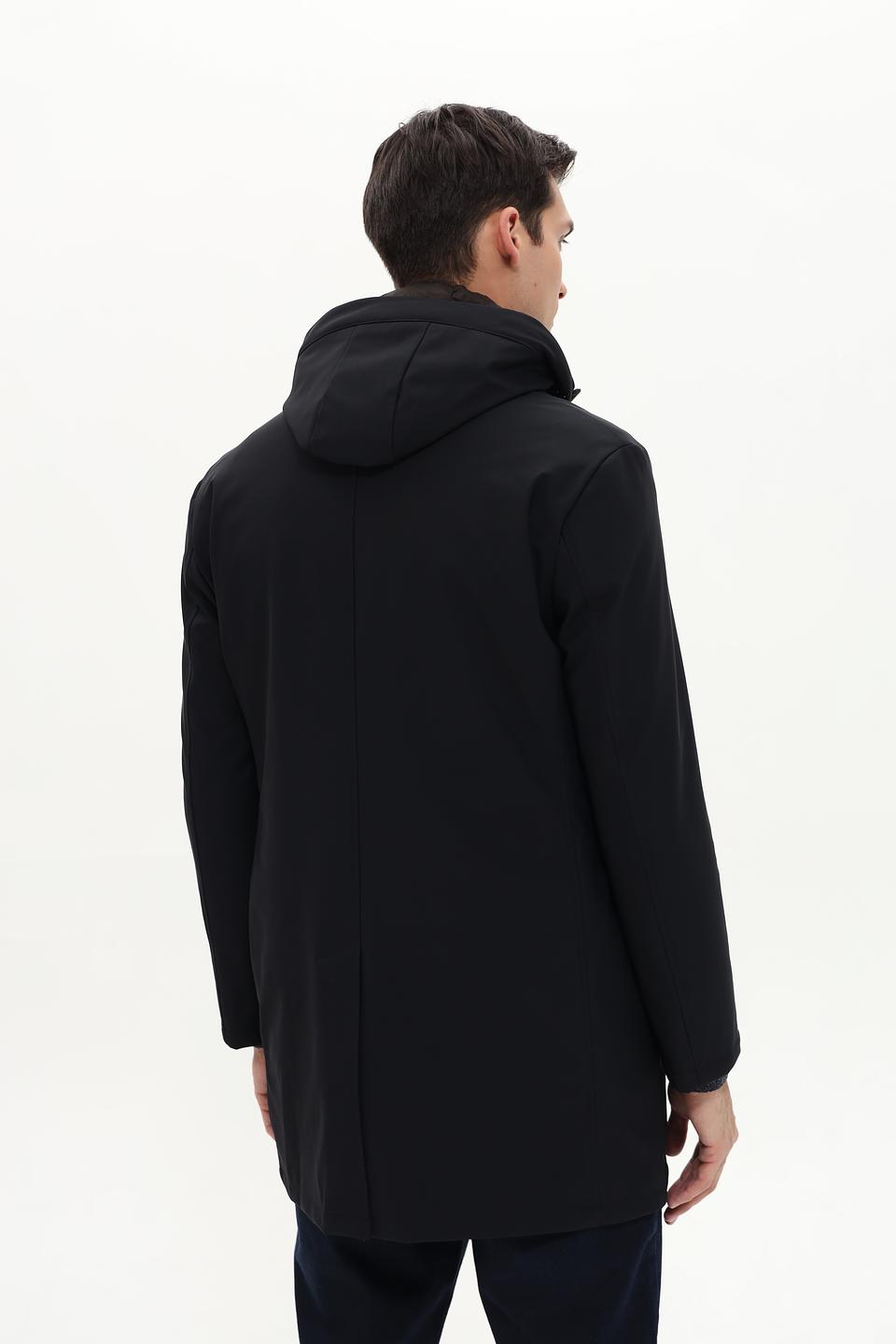 Куртка Bugatti чёрная приталенная