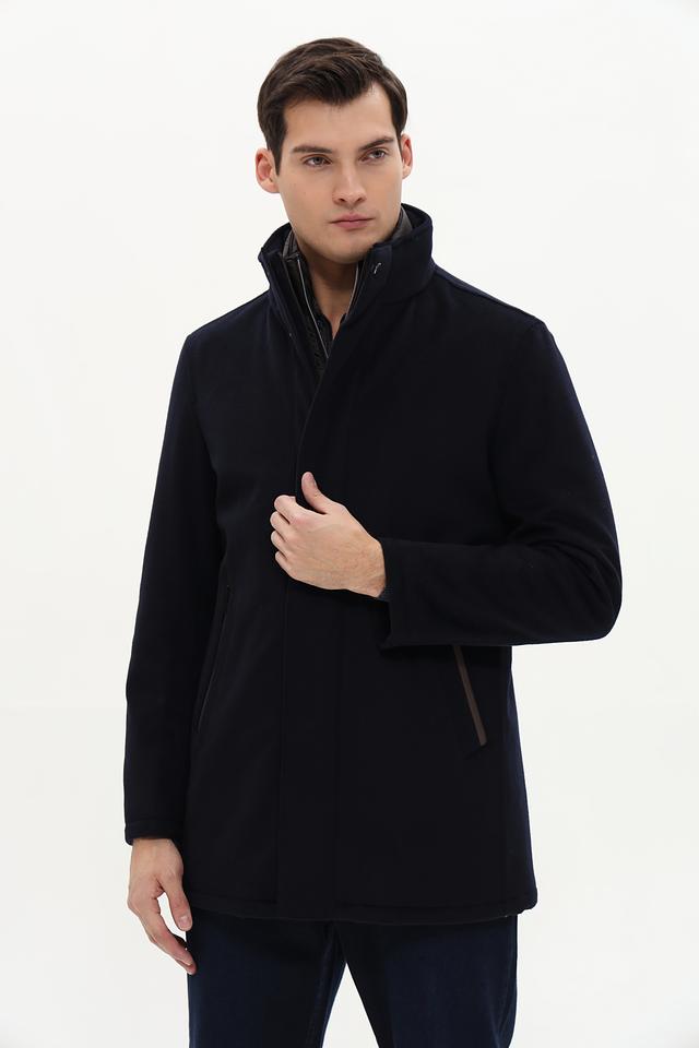 Пальто Bugatti мужское тёмно-синее