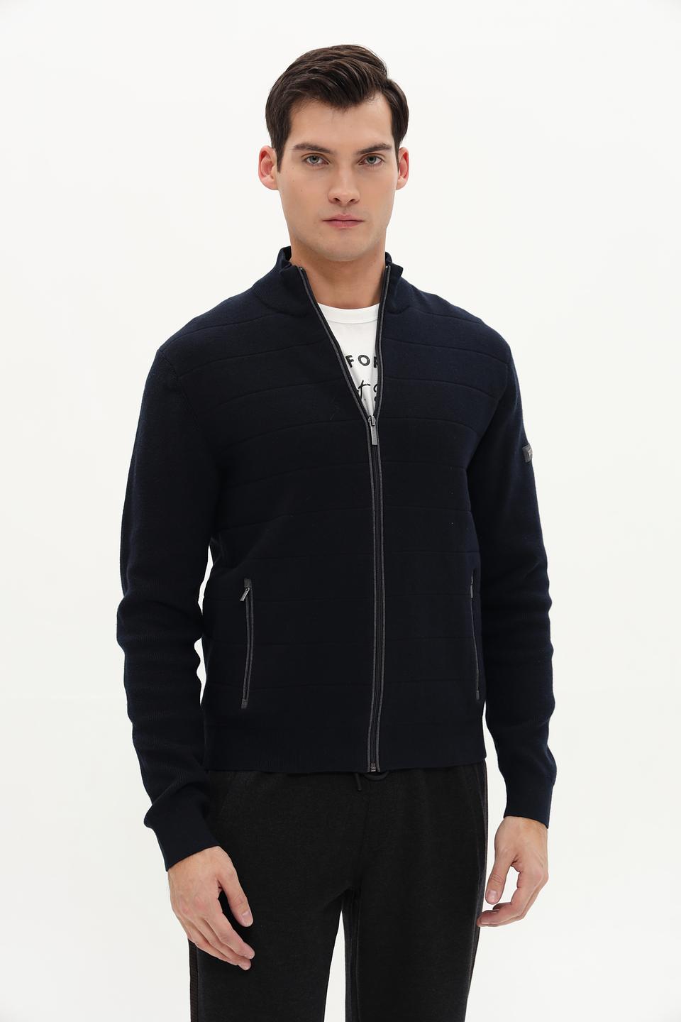 Кардиган Bugatti мужской тёмно-синий