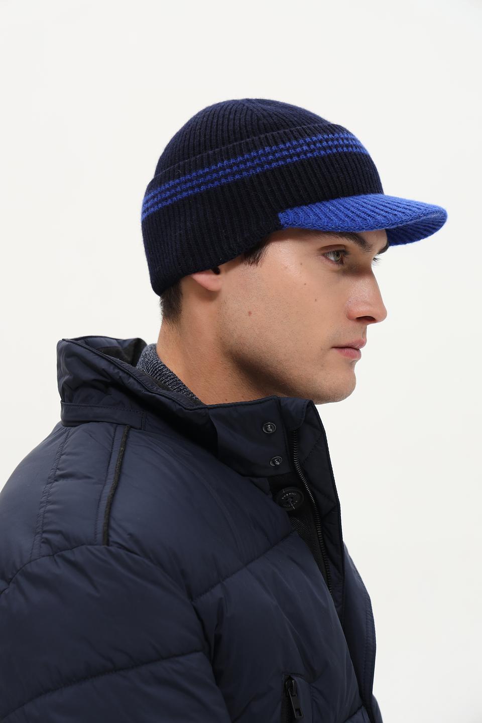 Бейсболка Marhatter вязаная синяя