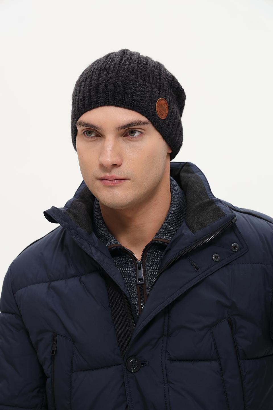 Шапка Marhatter мужская чёрная