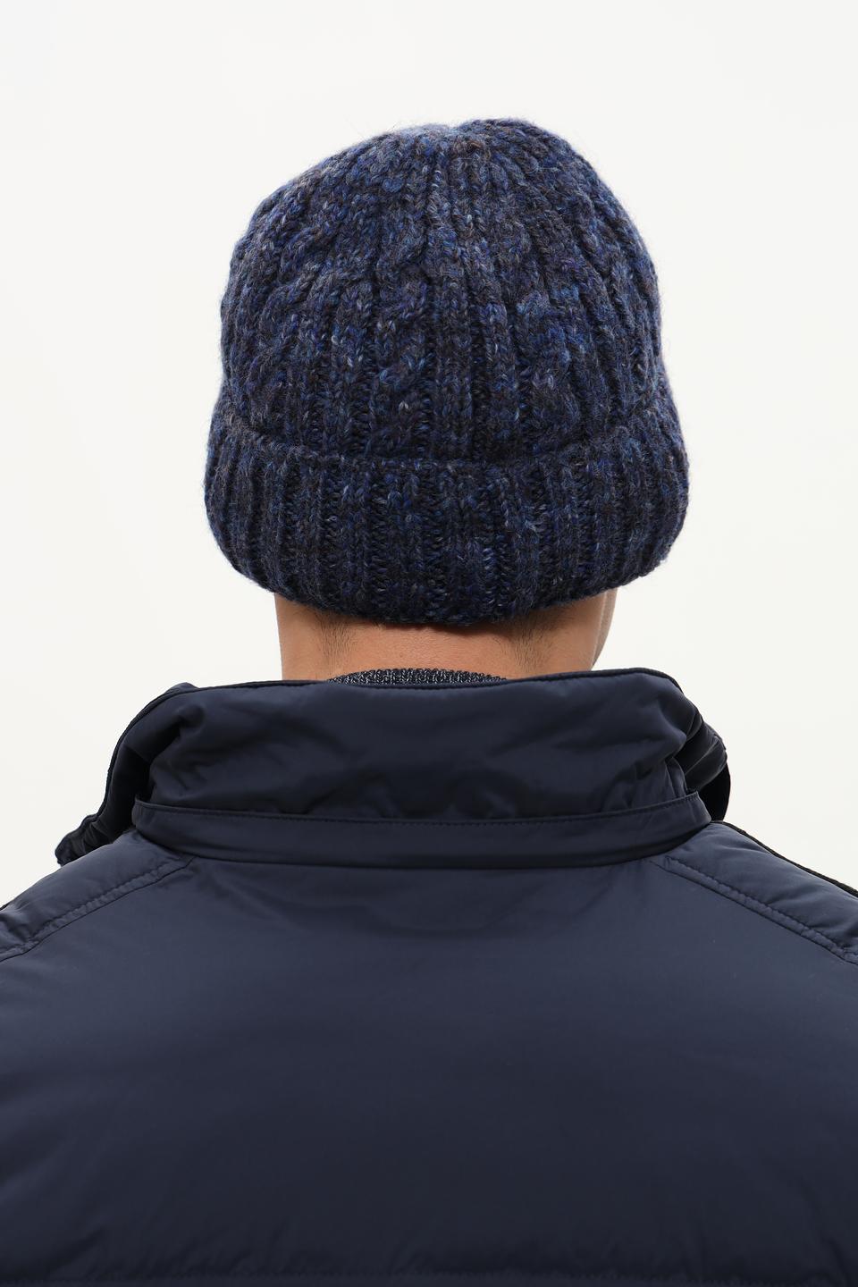 Шапка Marhatter вязаная синяя