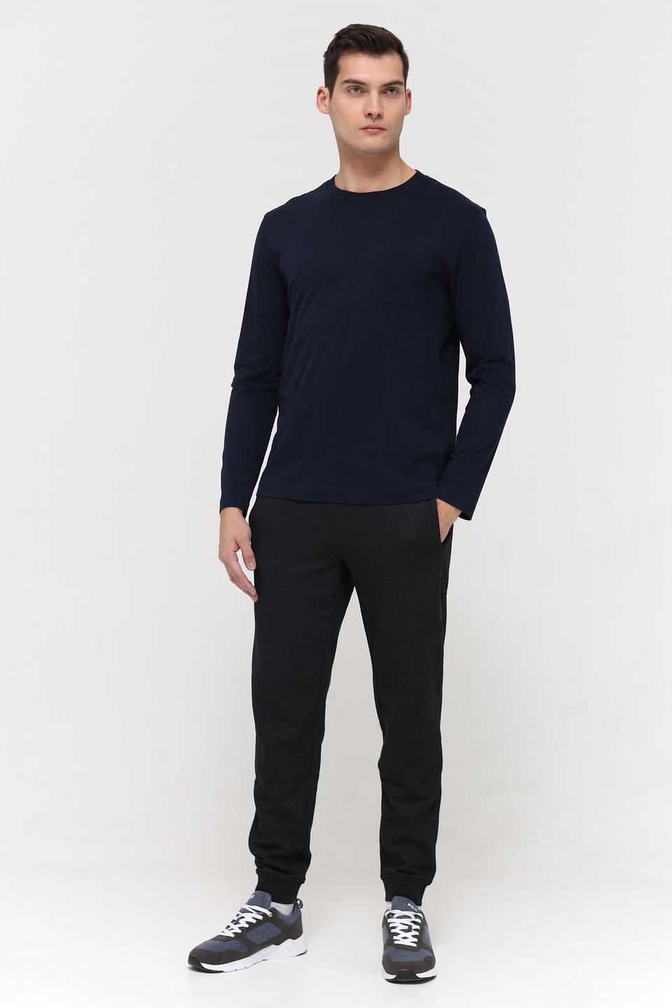 Лонгслив Tom Tailor темно-синий