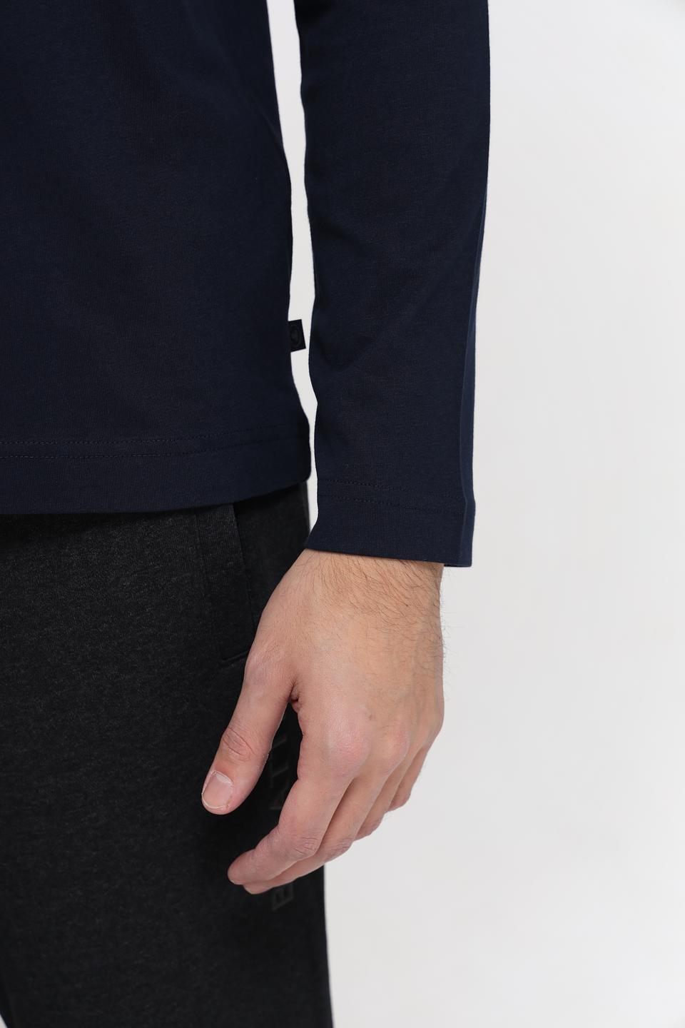 Лонгслив Tom Tailor темно-синий