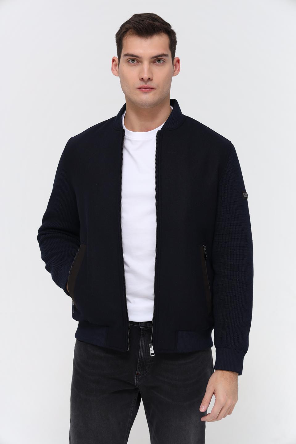 Ветровка Bugatti мужская тёмно-синяя