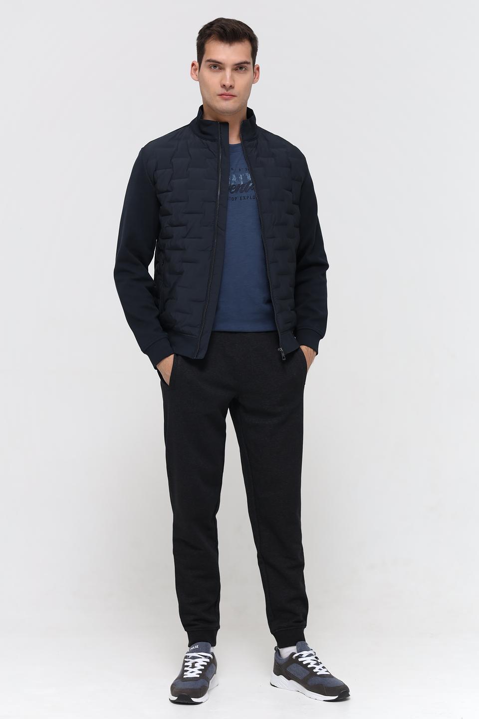 Кардиган Bugatti стеганый тёмно-синий