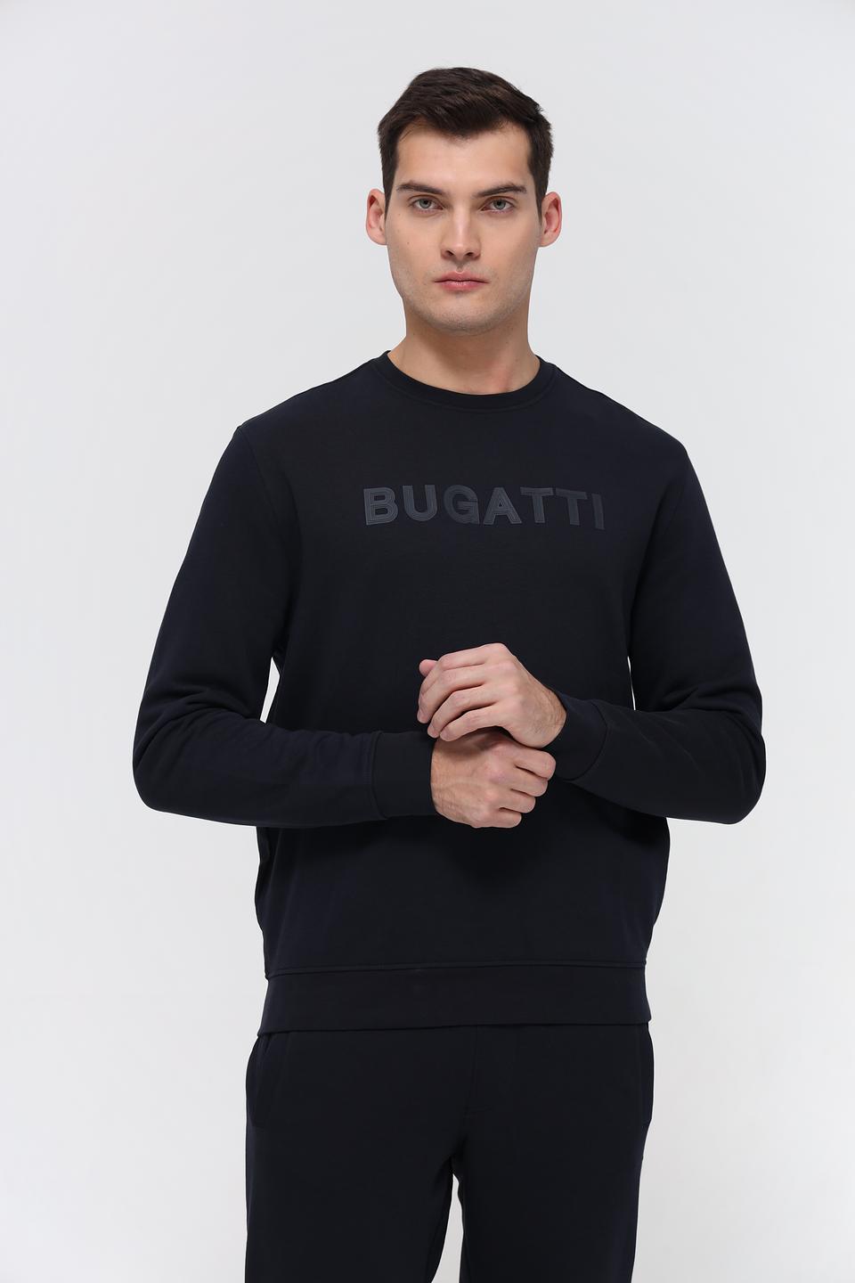 Джемпер Bugatti с логотипом чёрный