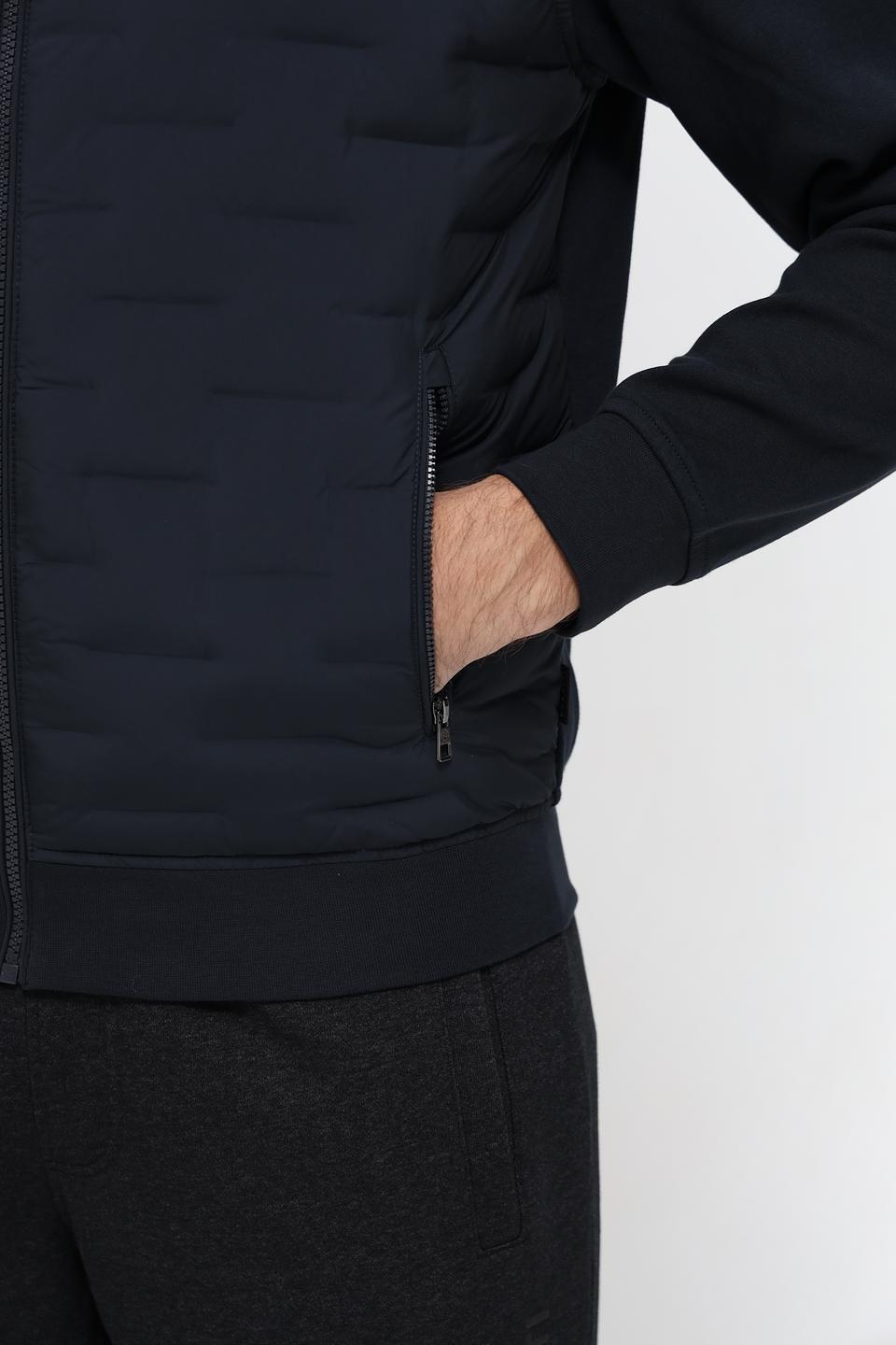 Кардиган Bugatti стеганый тёмно-синий