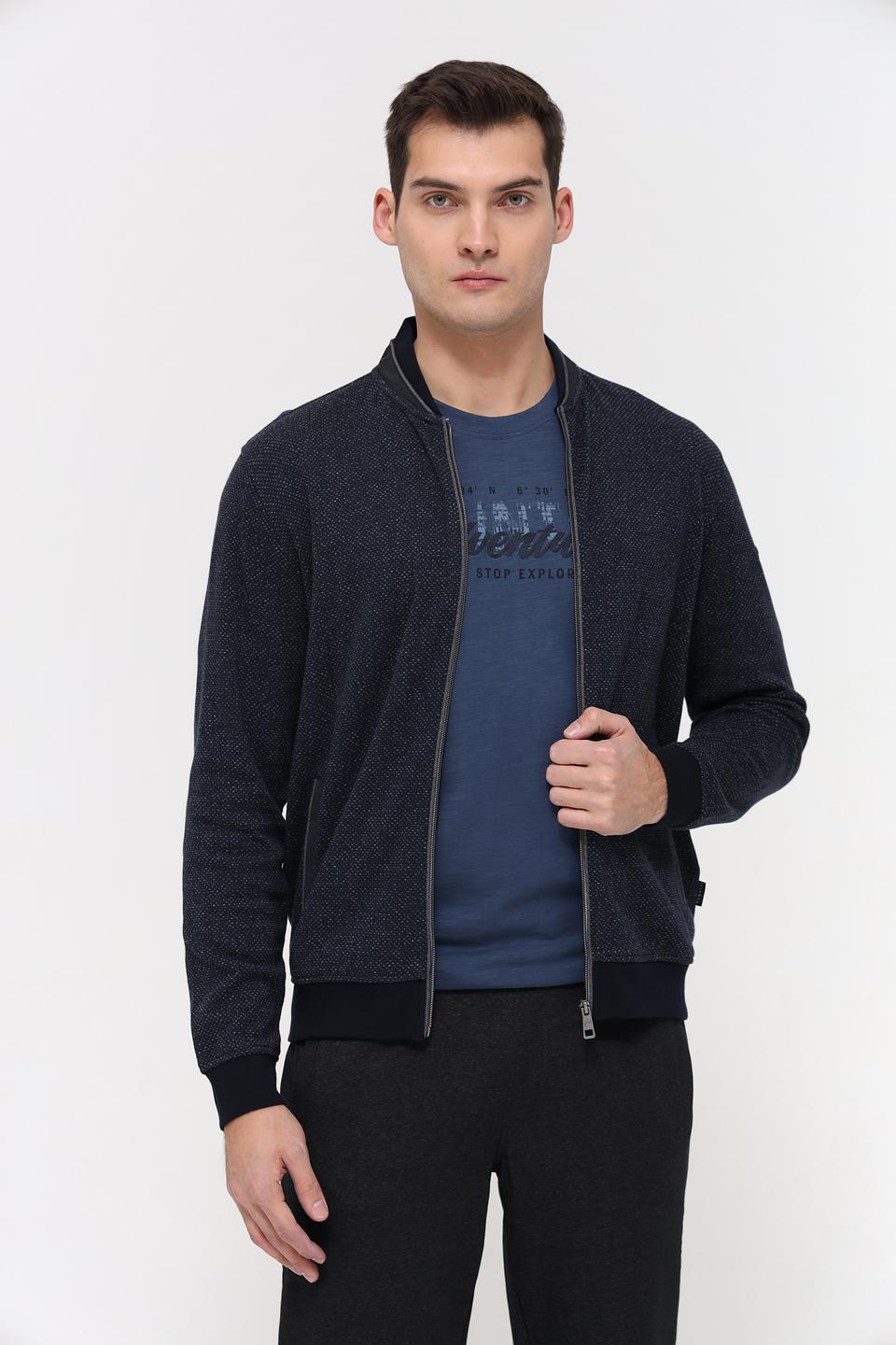 Кардиган Bugatti мужской тёмно-синий