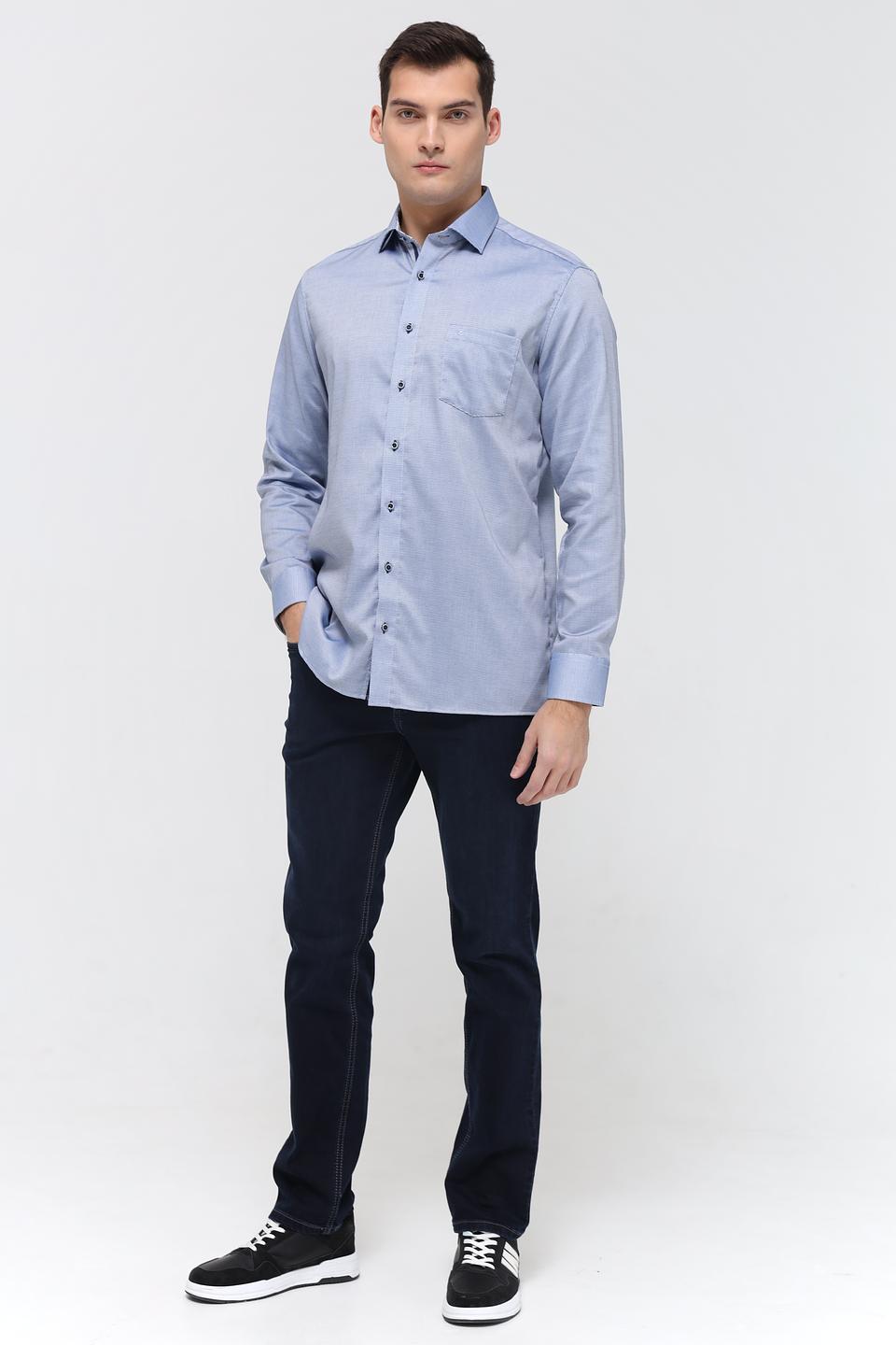 Рубашка Casa Moda голубая