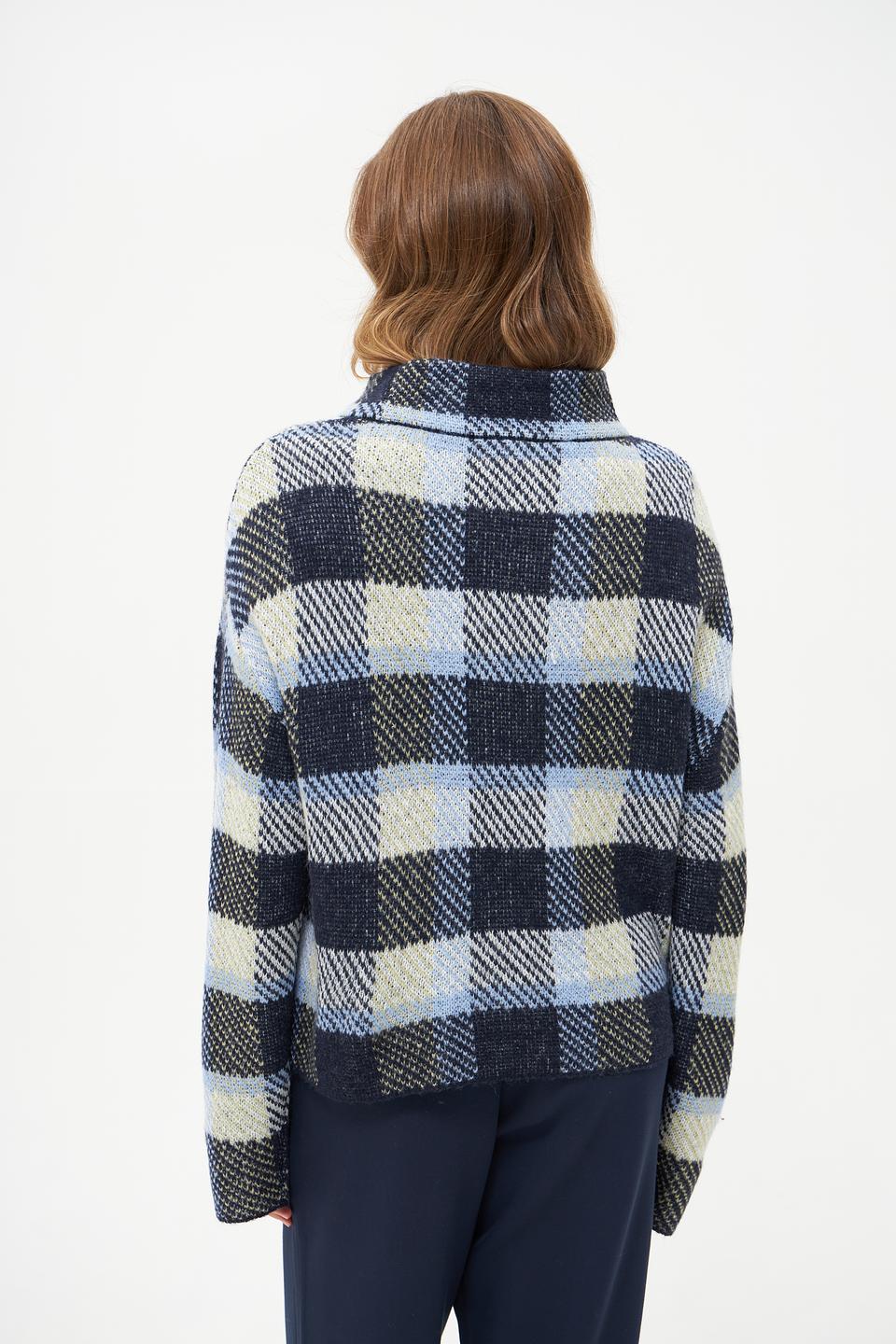 Пуловер Tom Tailor в клетку