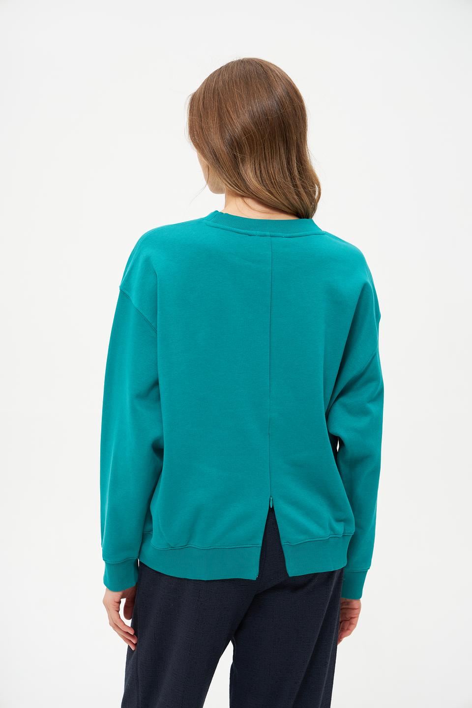 Толстовка Tom Tailor denim бирюзовая