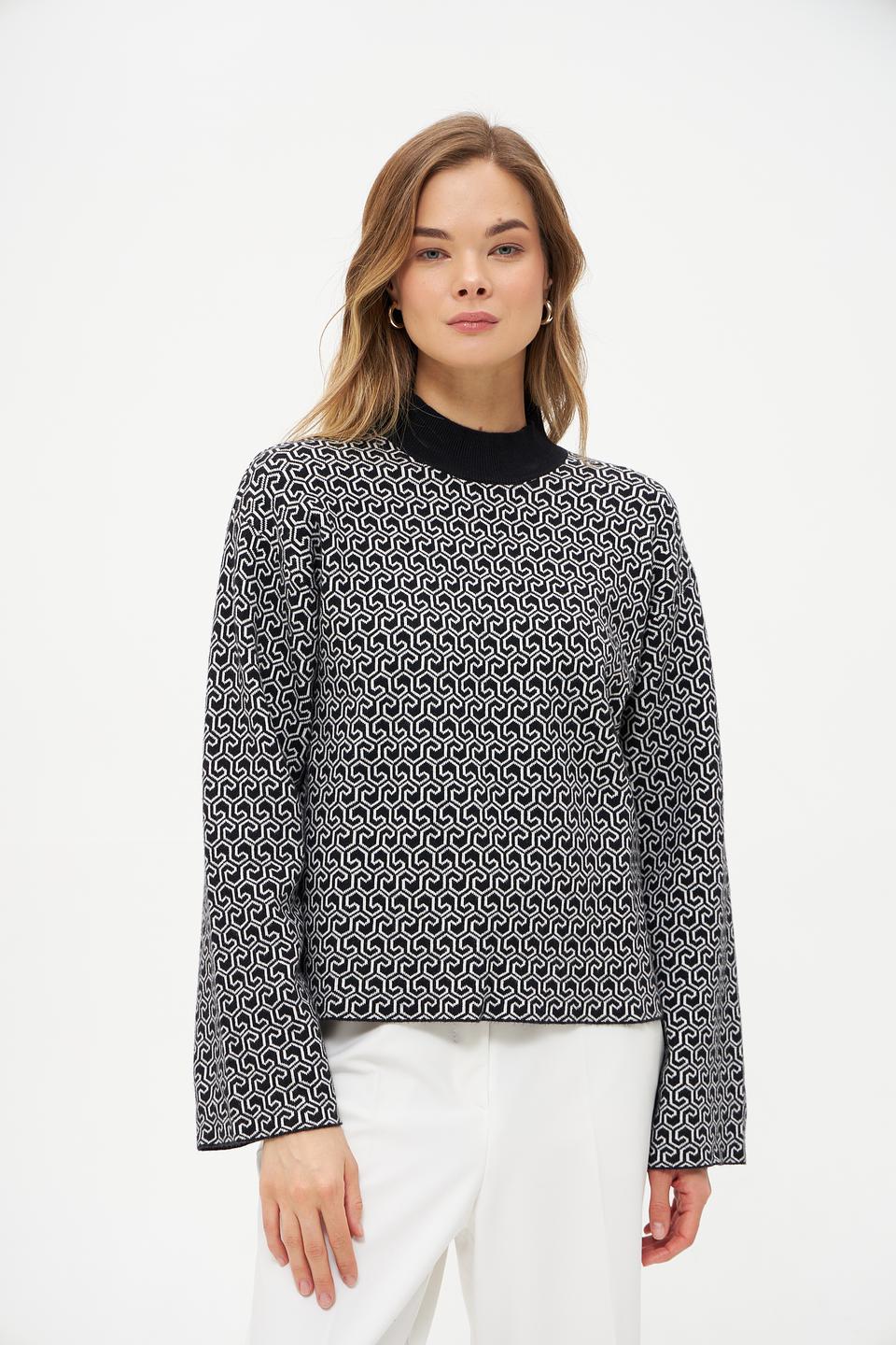 Пуловер Broadway с геометрическим принтом