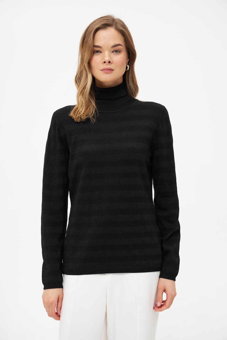 Водолазка Broadway с узором чёрная