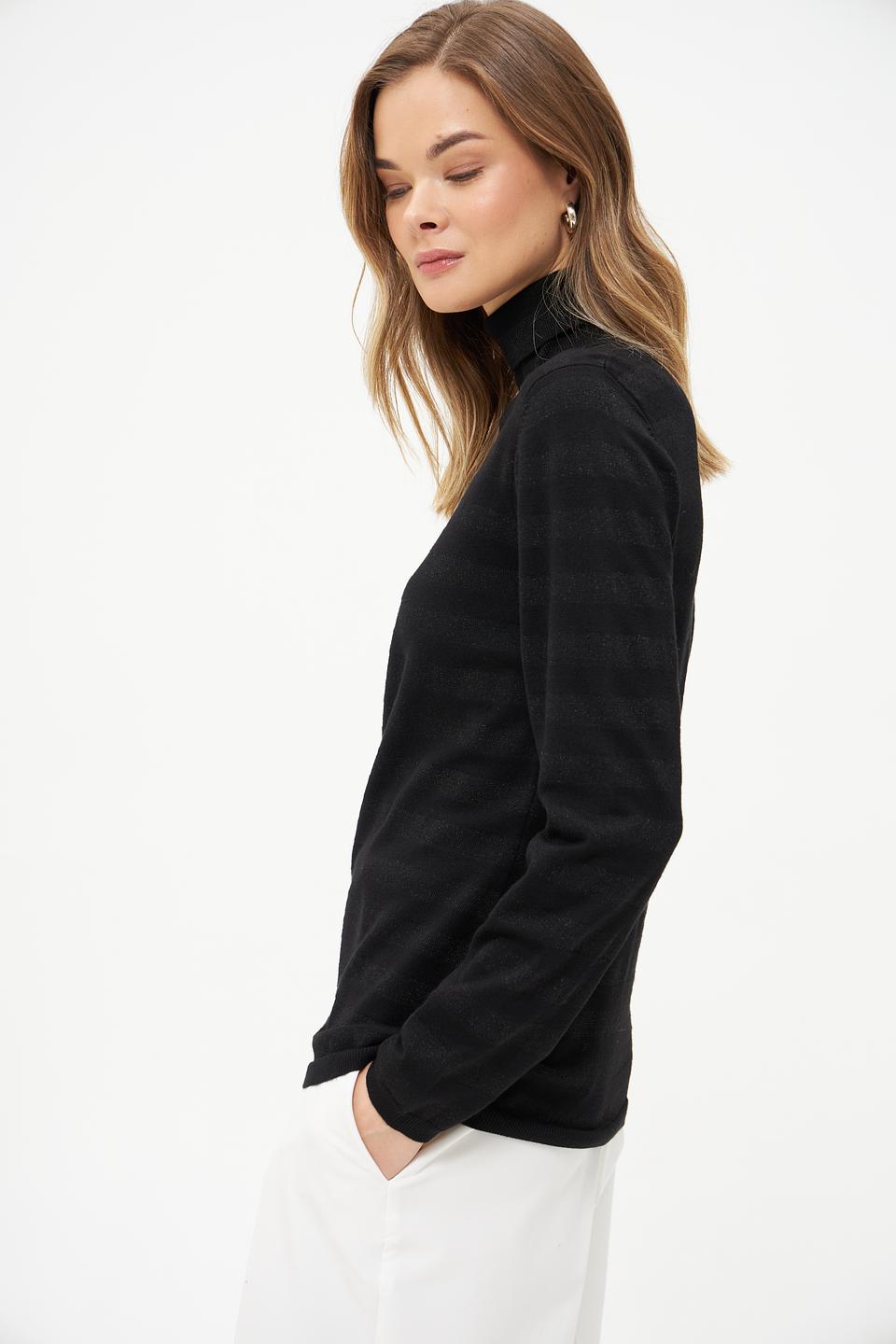 Водолазка Broadway с узором чёрная