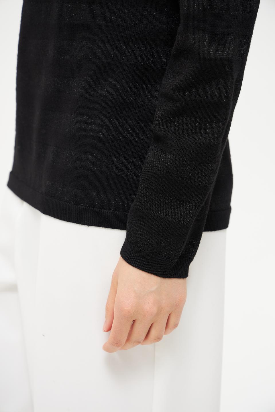 Водолазка Broadway с узором чёрная