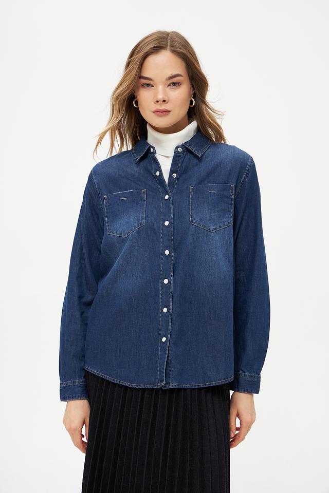 Рубашка Time Zone джинсовая