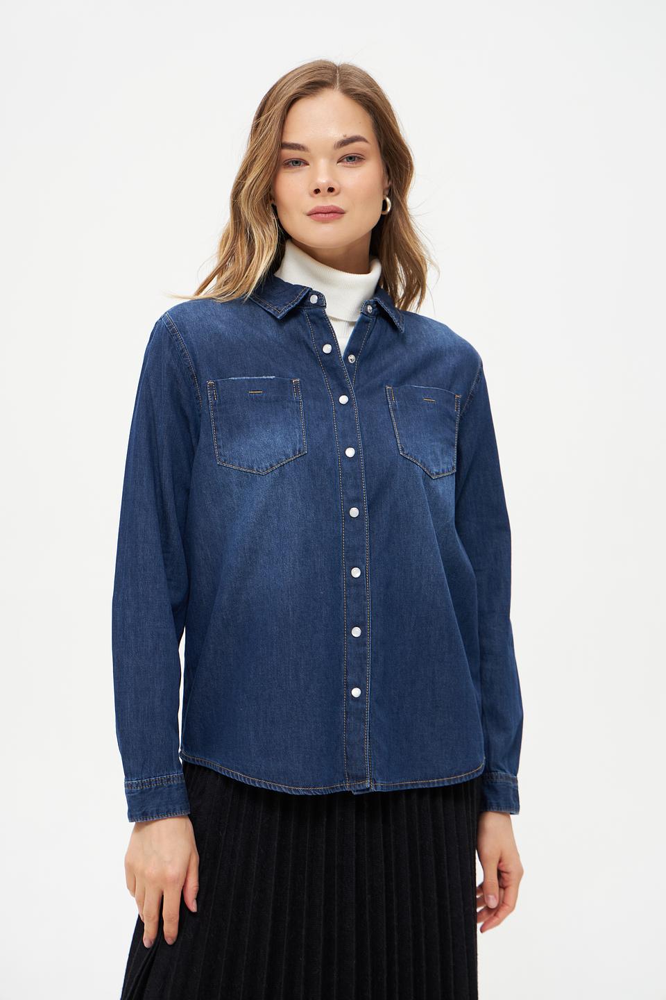 Рубашка Time Zone джинсовая
