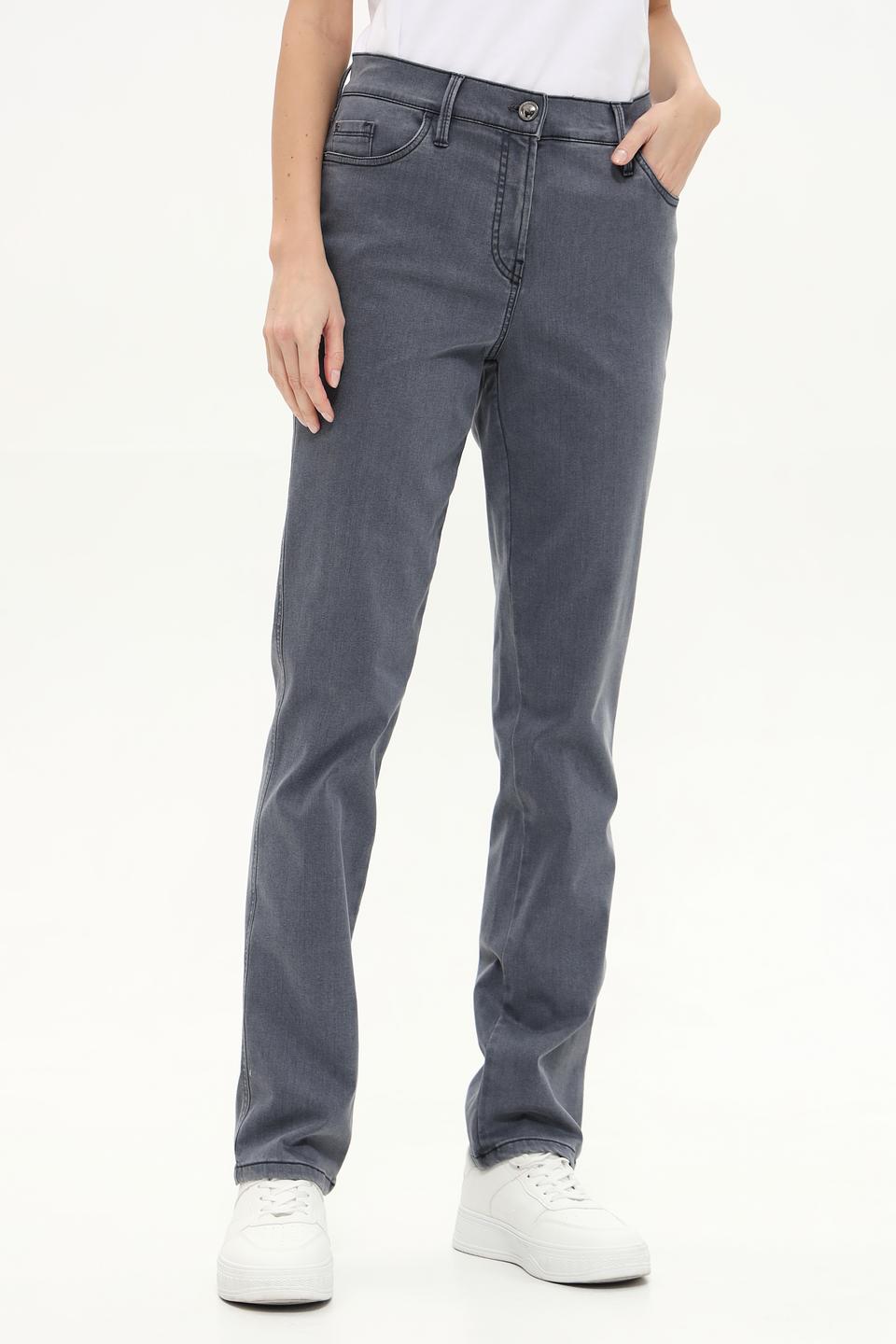 Джинсы Gardeur серые прямые