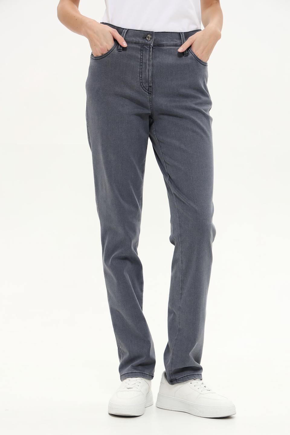 Джинсы Gardeur серые прямые