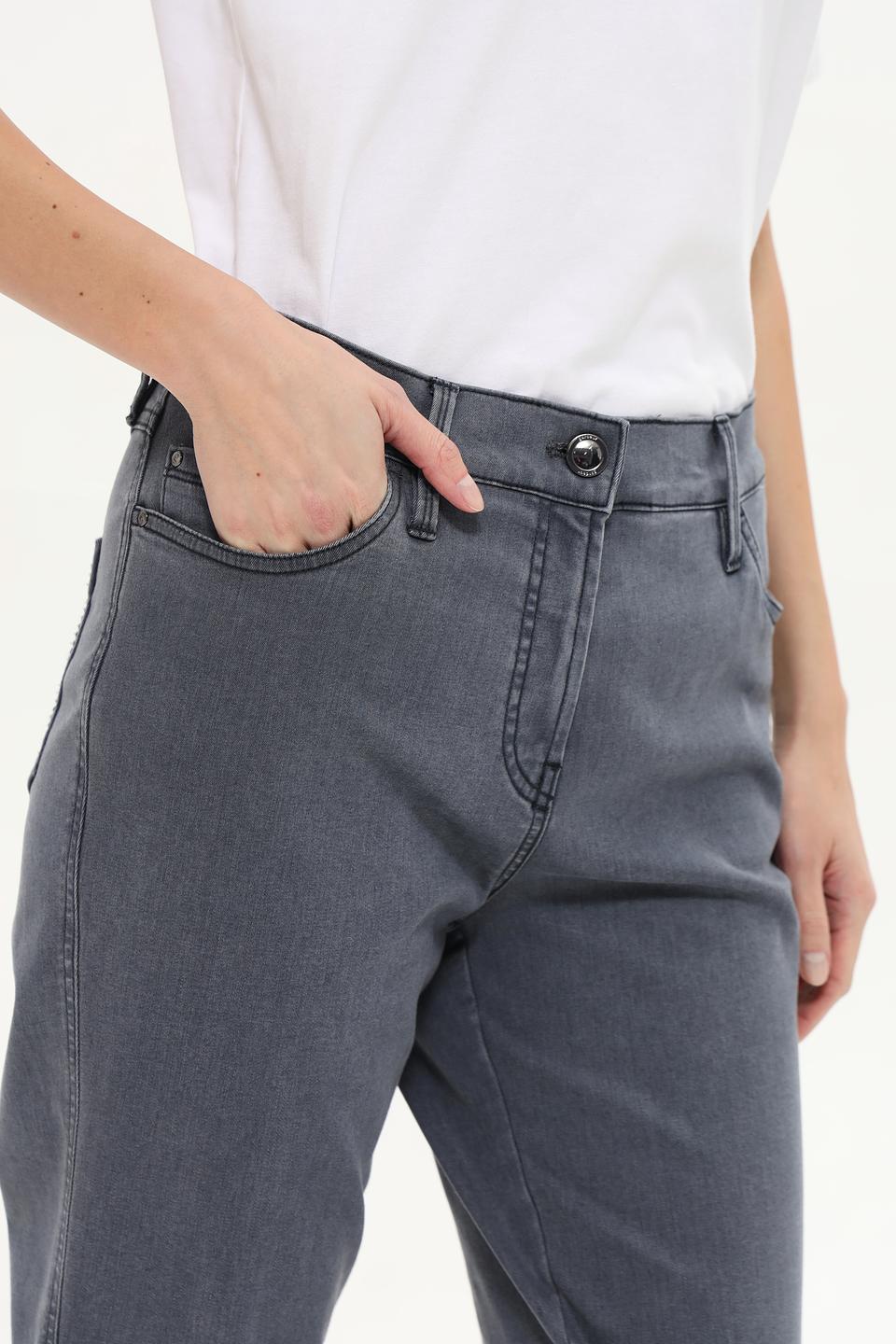 Джинсы Gardeur серые прямые