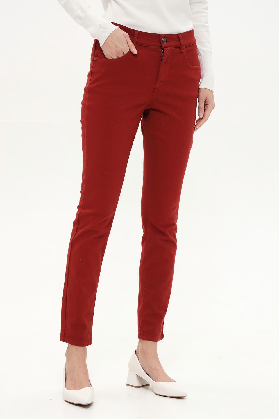 Джинсы Gardeur винного цвета