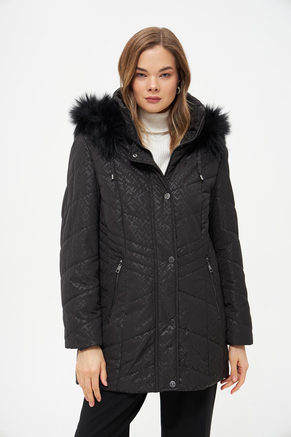 Куртка Lebek стеганая чёрная