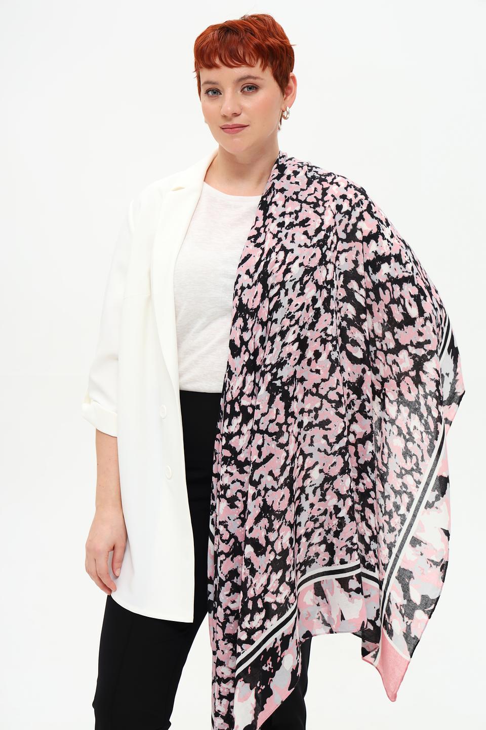 Платок Taifun с леопардовым принтом