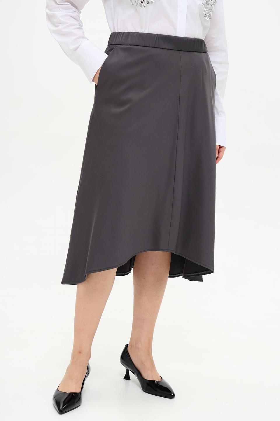 Юбка Gardeur асимметричная серая