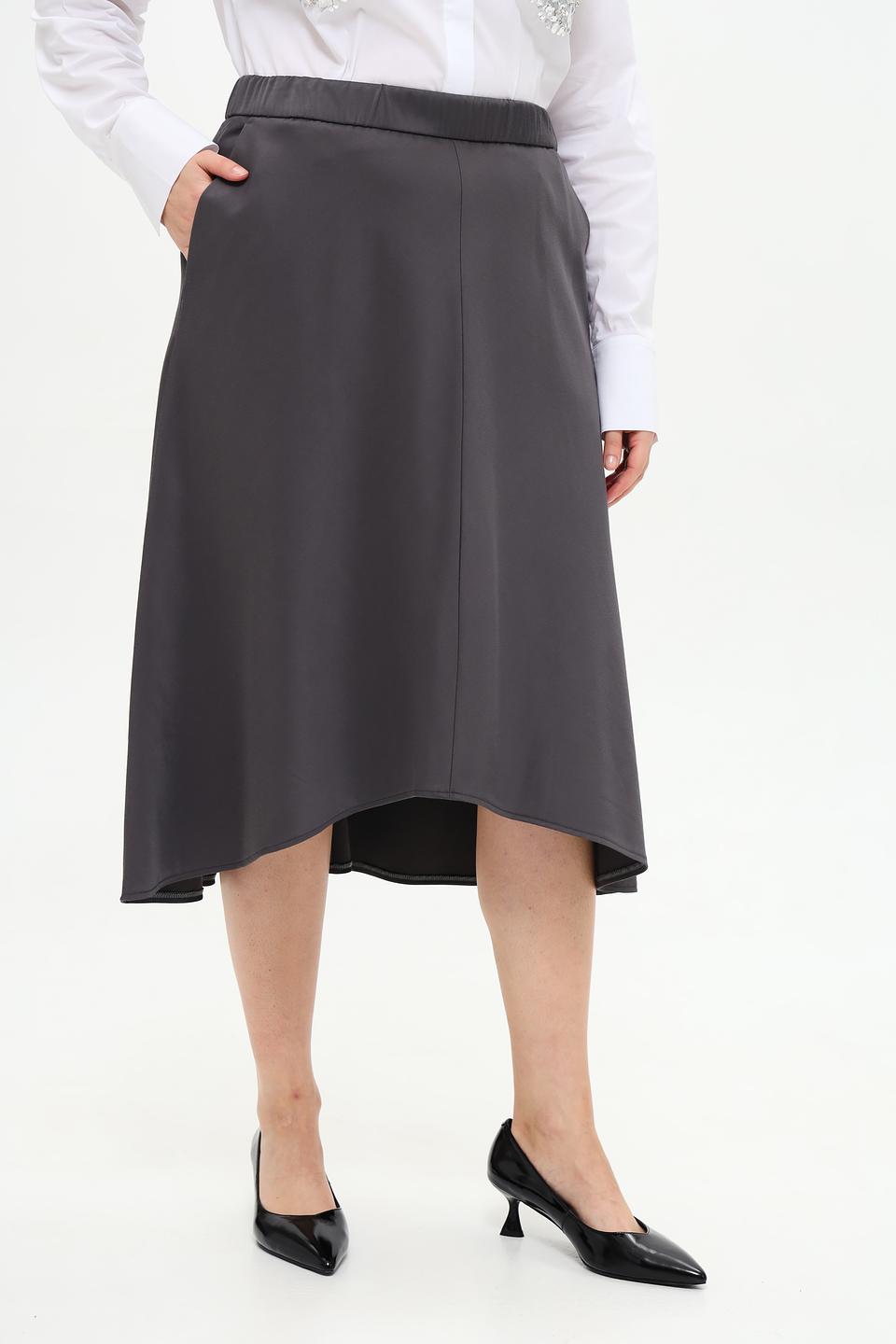 Юбка Gardeur асимметричная серая