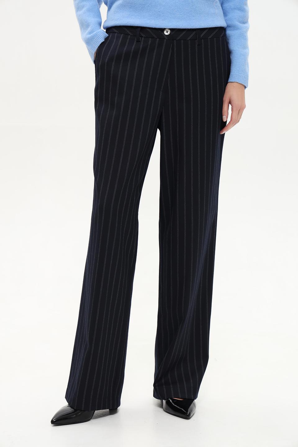 Брюки в полоску Marc Aurel