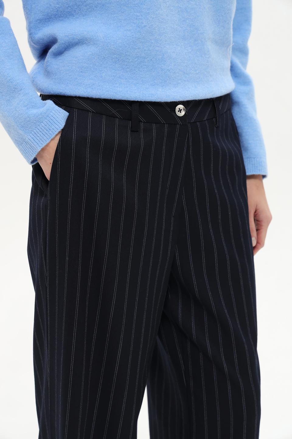 Брюки в полоску Marc Aurel