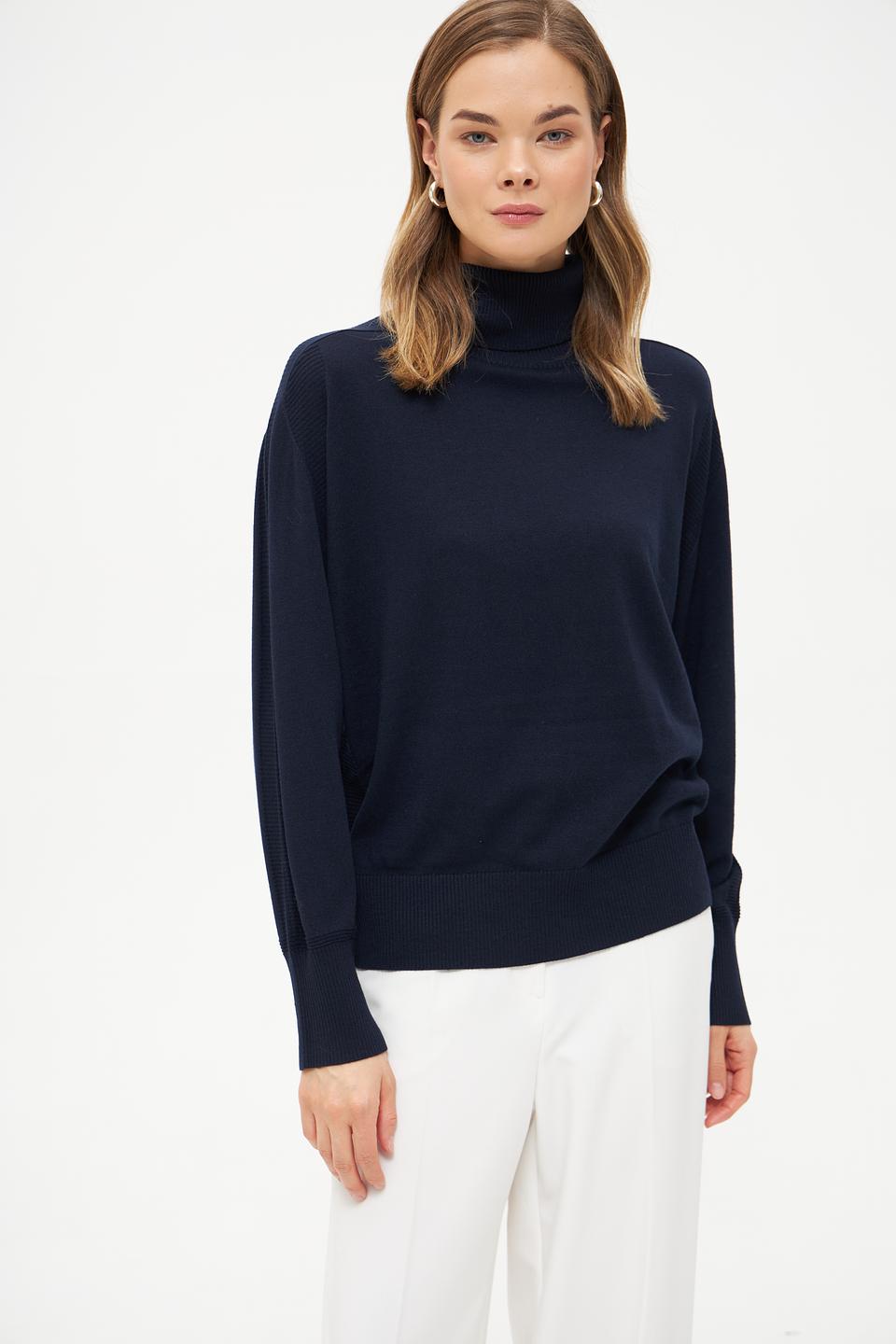 Водолазка Marc Aurel тёмно-синяя