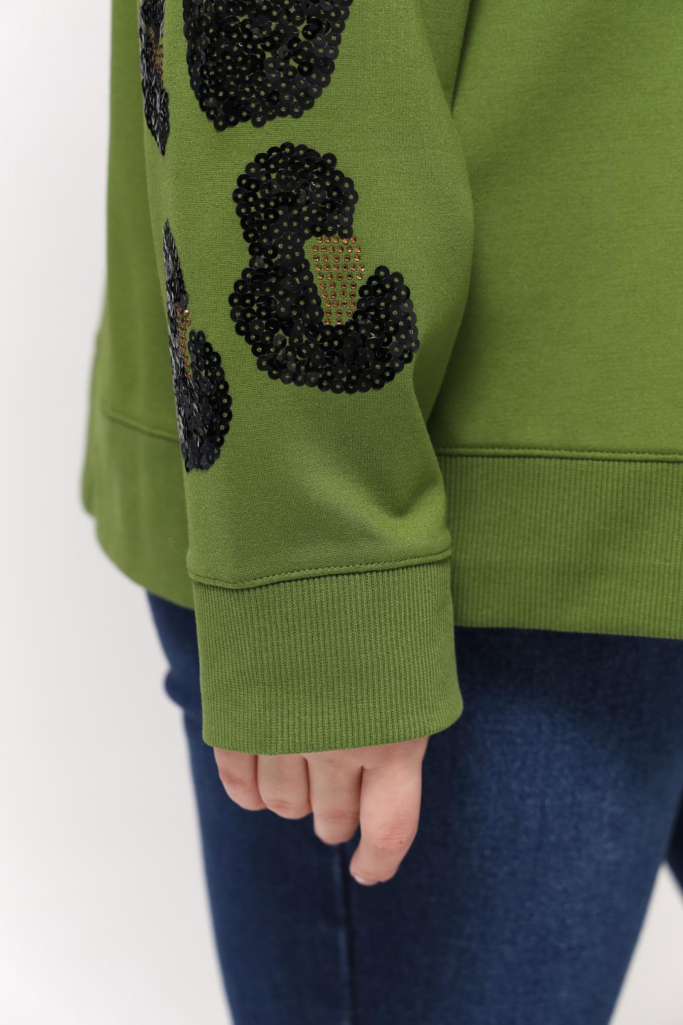 Пуловер Samoon с леопардовым принтом