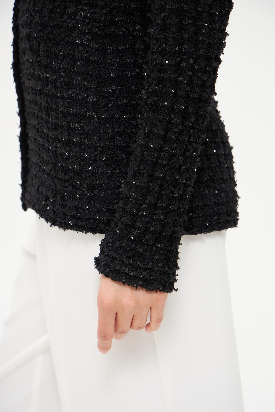 Жакет Marc Aurel чёрный с пуговицами