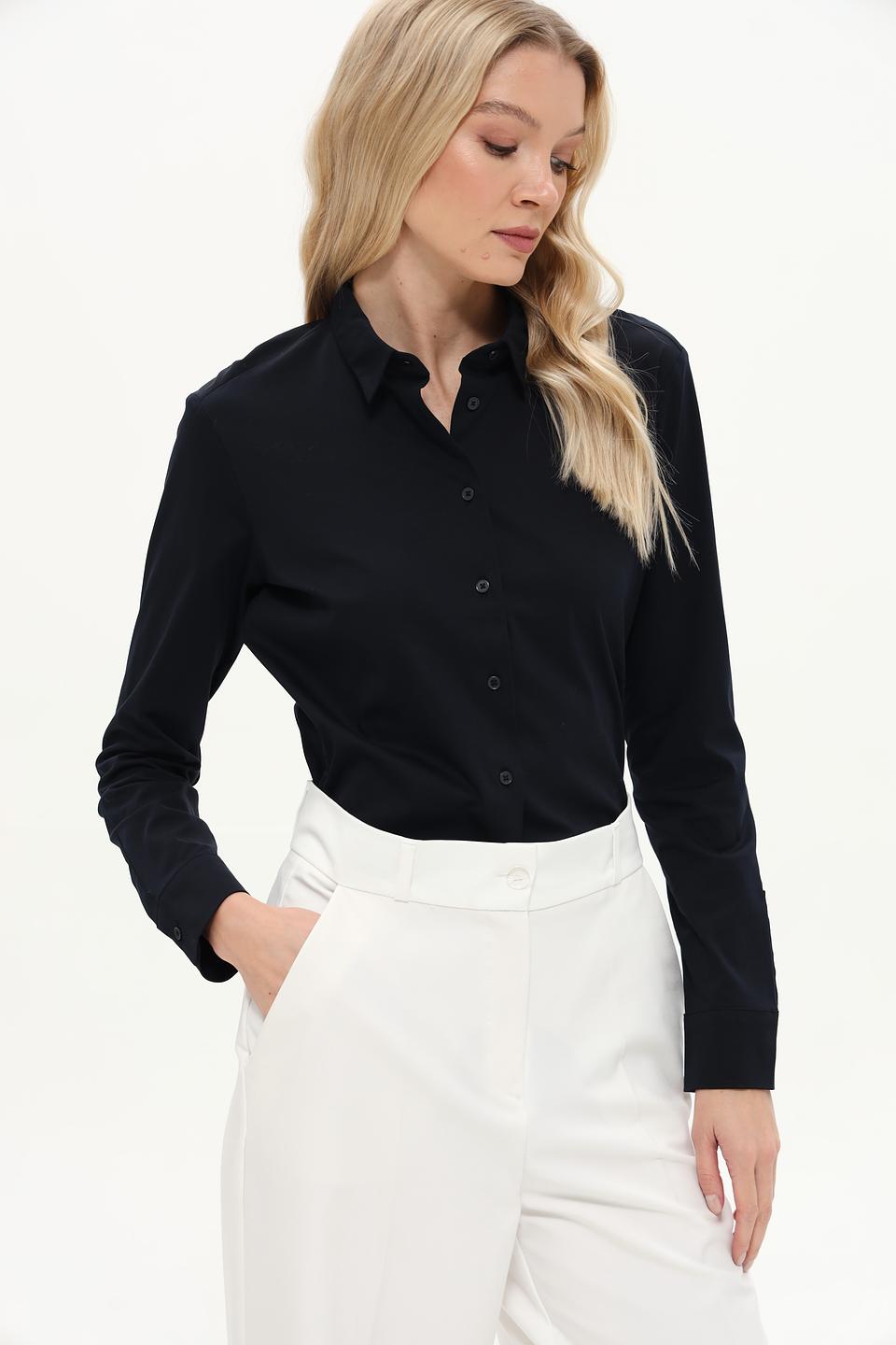 Рубашка Gerry Weber классическая черная