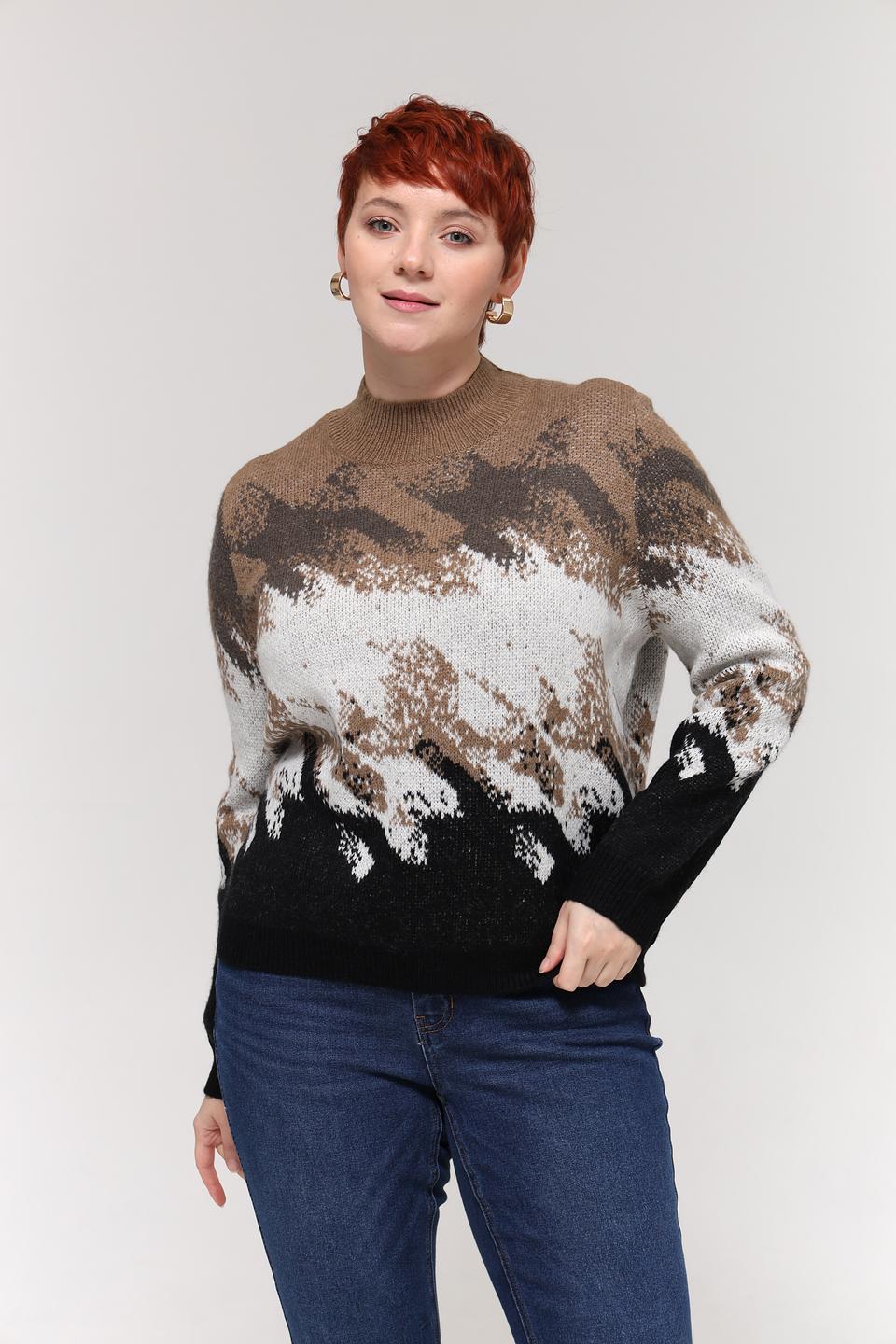 Пуловер Taifun с узором