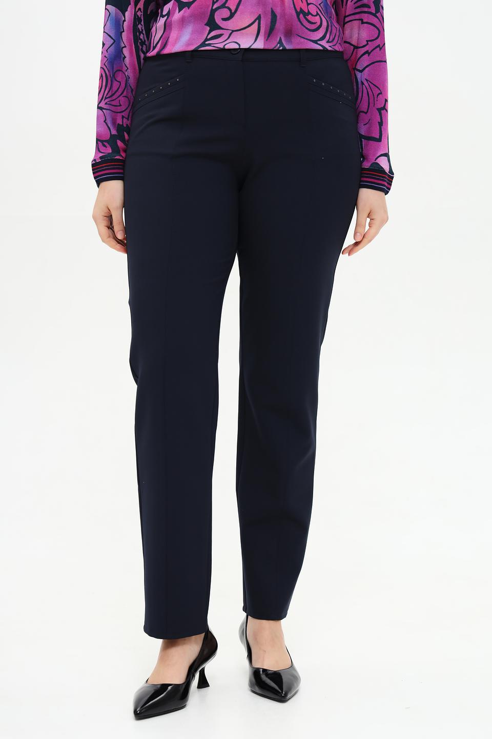 Брюки Frank Walder классические тёмно-синие