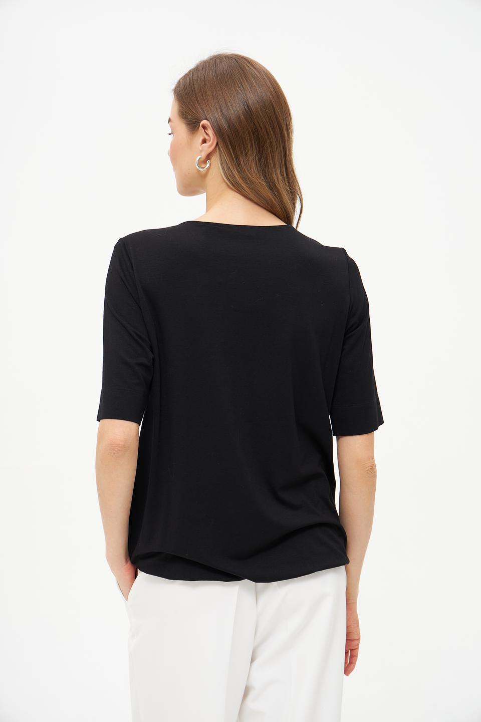 Футболка Bianca с цепью черная